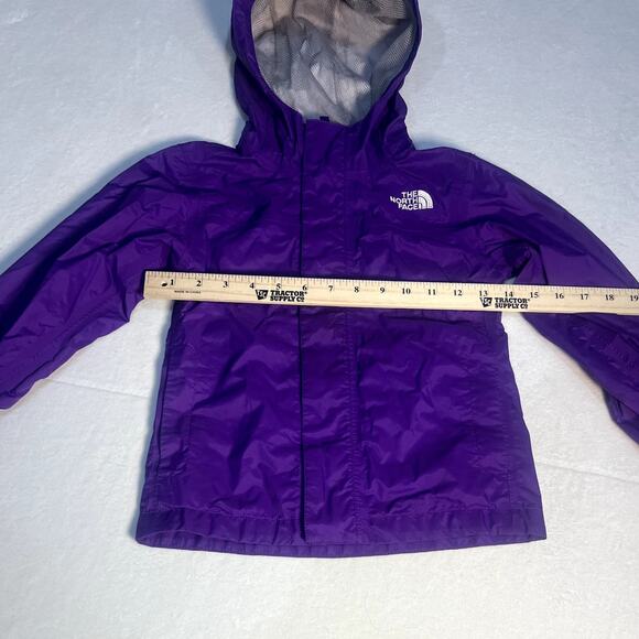 The North Face Rain Jacket Girls XS 6 PURPLE Dryvent Rain Jacket - Picture 4 of 9